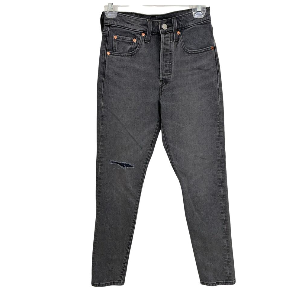 Levi’s 501 Black Skinny Women's Jeans W24 Casual Kidcore Streetwear Euro Summer